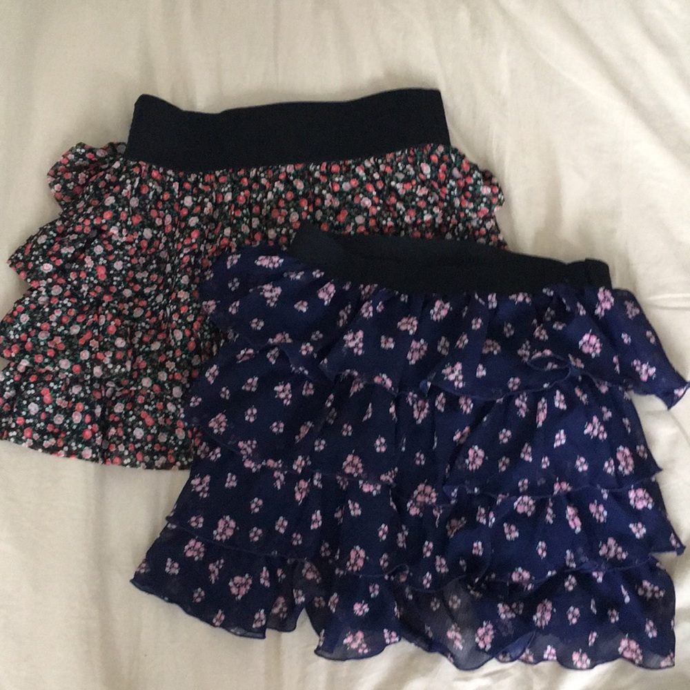Set of floral skirts